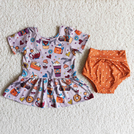 Baby Girl Dessert Bummies Outfit