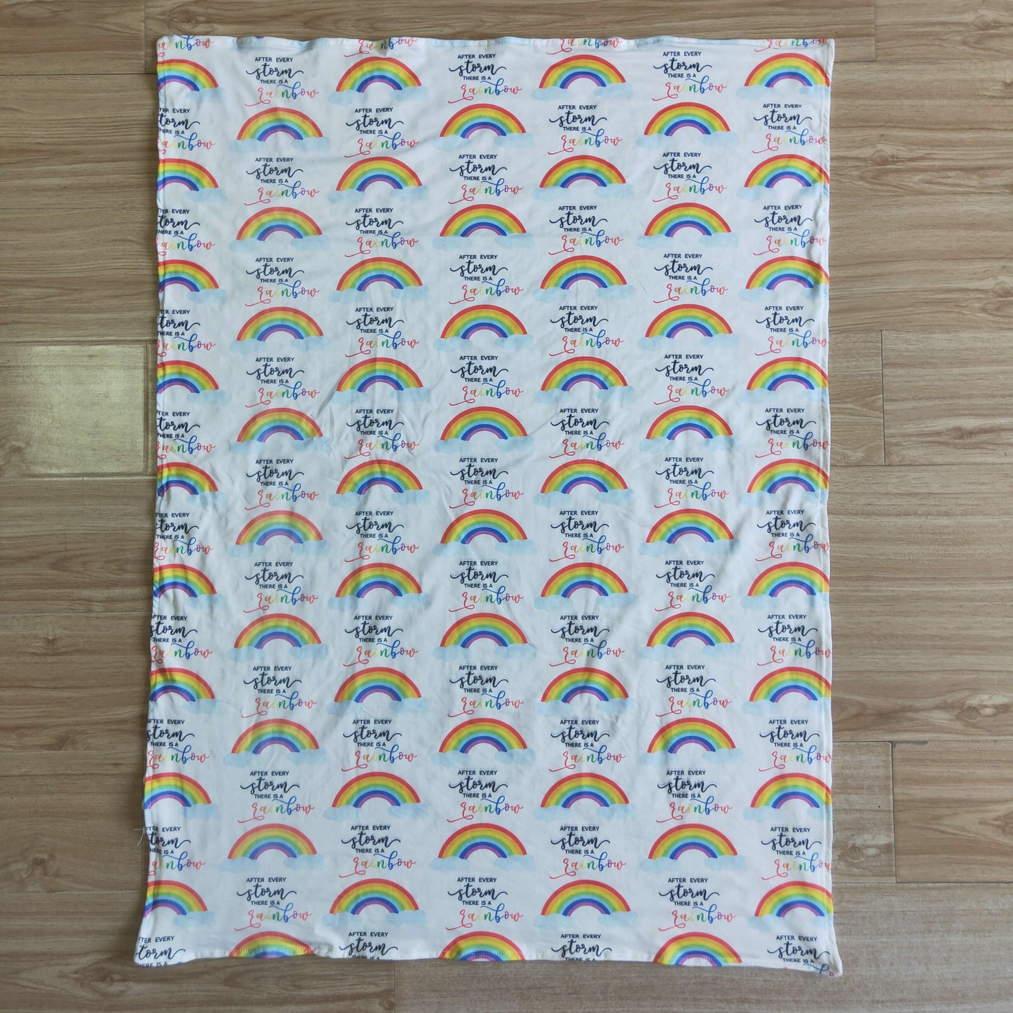 6 B13-37 Baby Rainbow Blanket