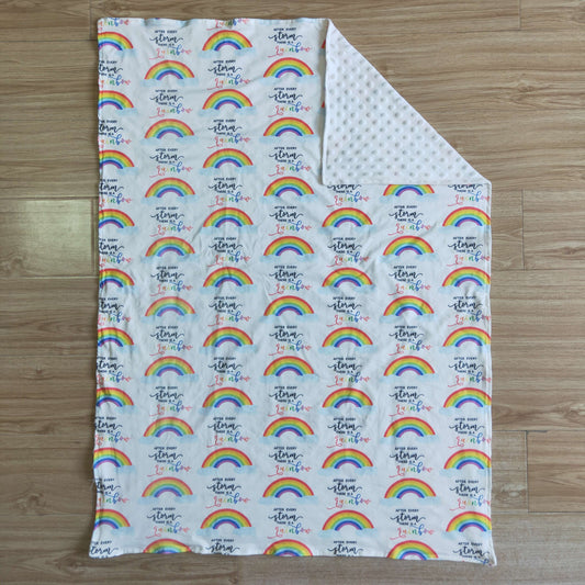 6 B13-37 Baby Rainbow Blanket