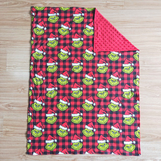 Christmas Baby Girl & Boy Plaid Blanket