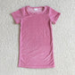 Baby Girl Pink Velvet Dress