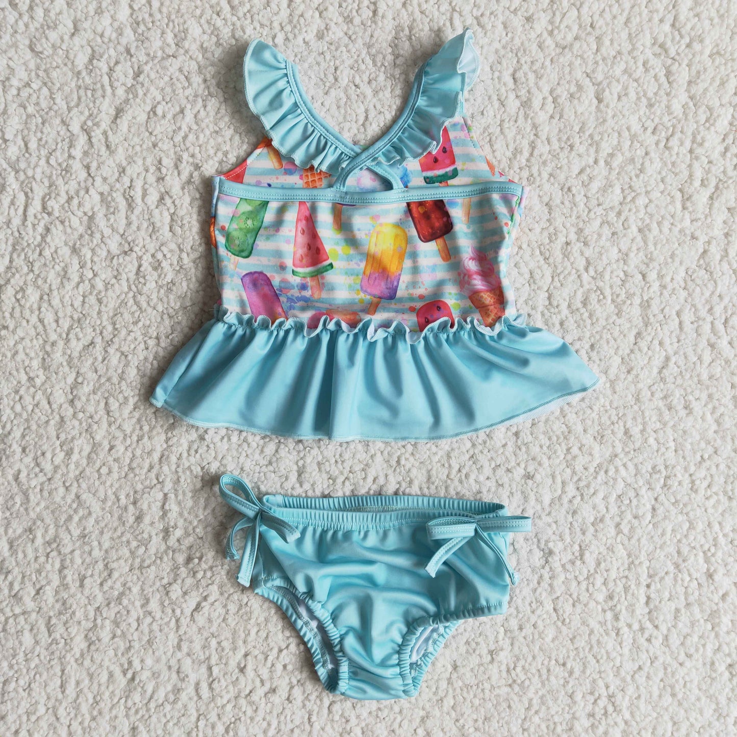 B2-4 RuffleButts Summer Swim Suit Outfit