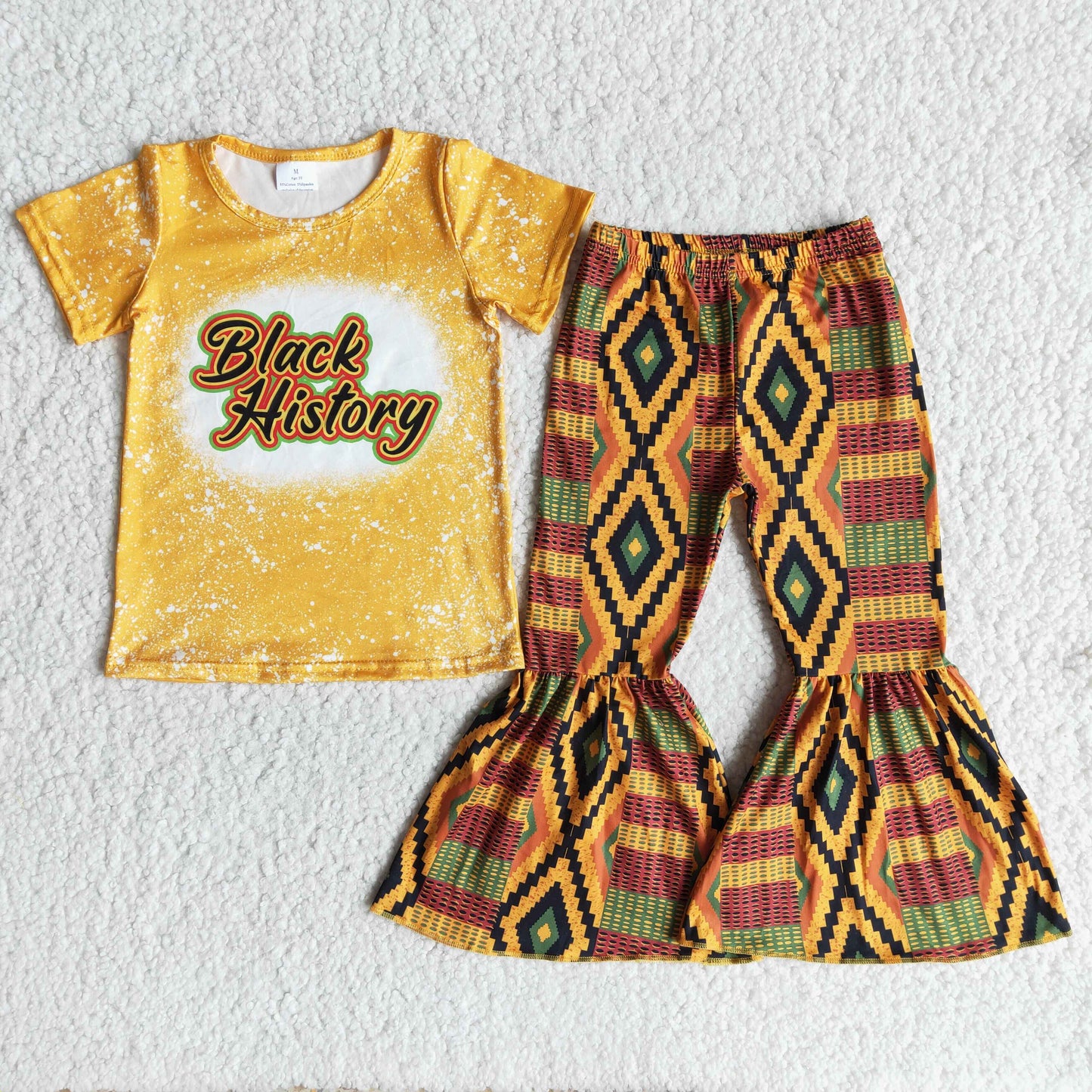 Yellow Black History Bell Set