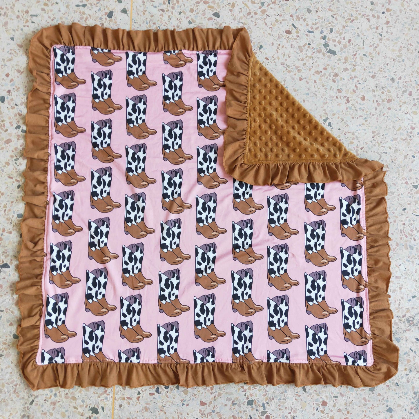 Western Boots Blanket