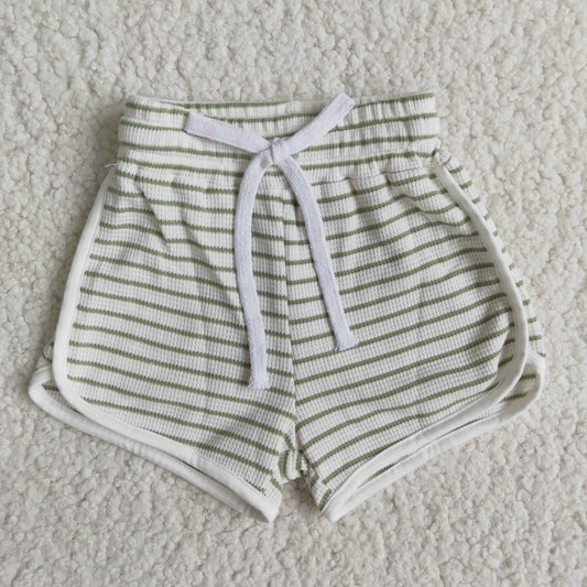 Kids Cotton Striped Summer Shorts