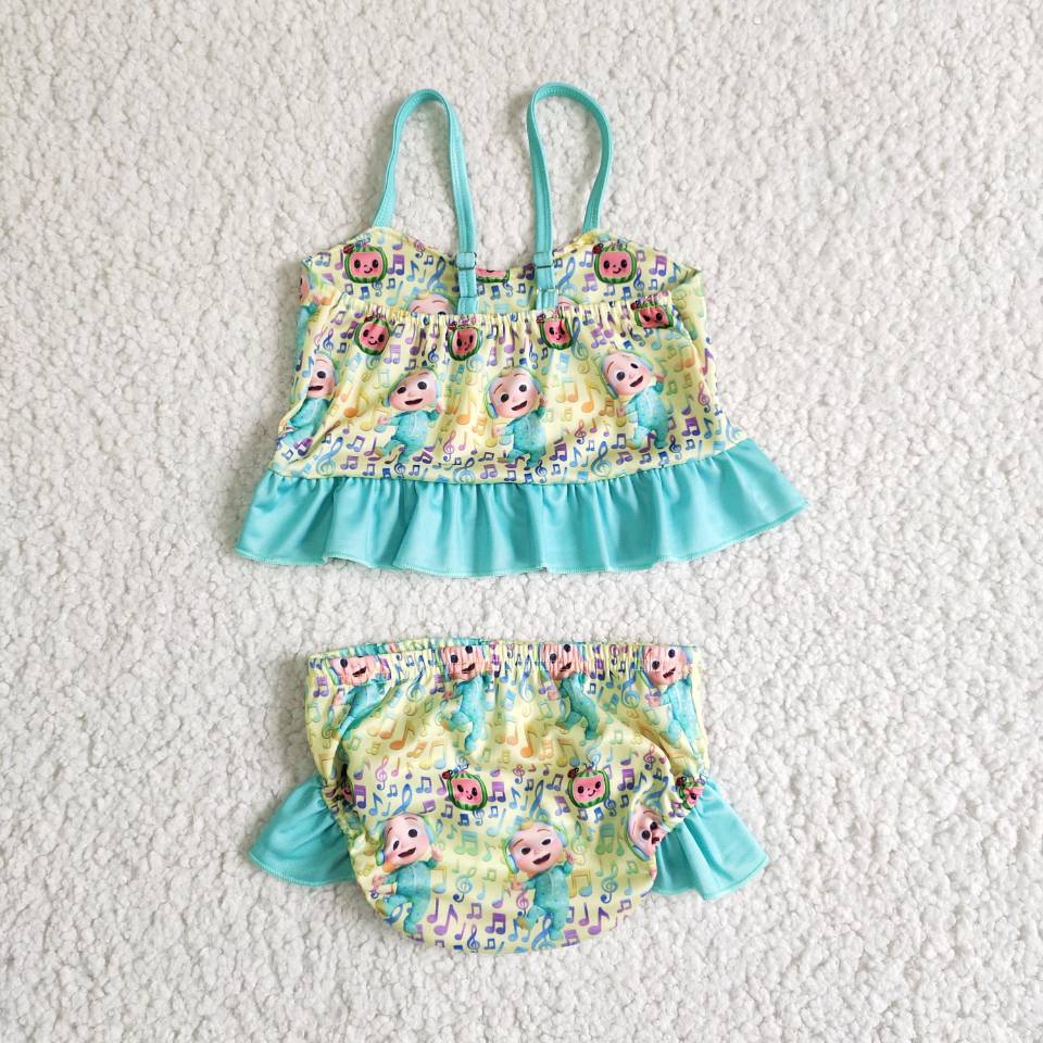 E13-29 Cartoon Summer Swimsuit Outfit