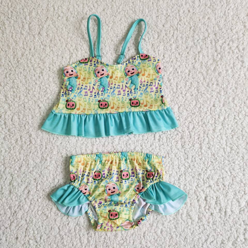 E13-29 Cartoon Summer Swimsuit Outfit