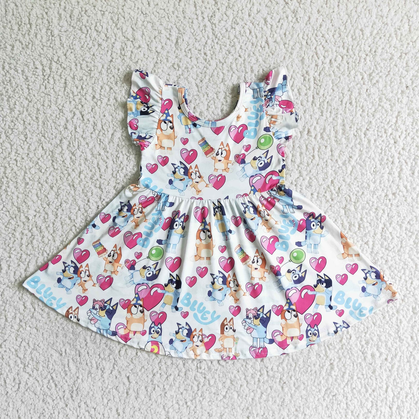 C10-02 Baby Girl Cartoon Twirl Dress