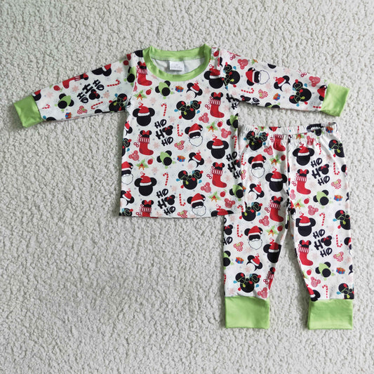 BLP0037 Baby Boy Cartoon Chritsmas Outfit Pajamas