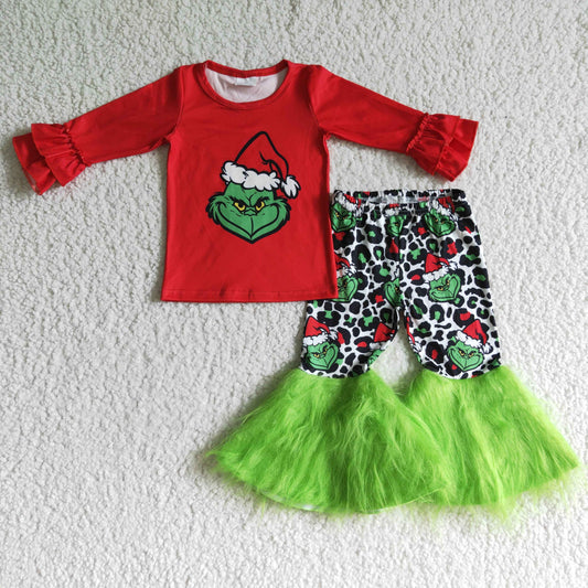 GLP0151 Kids Baby Girl Christmas Outfit