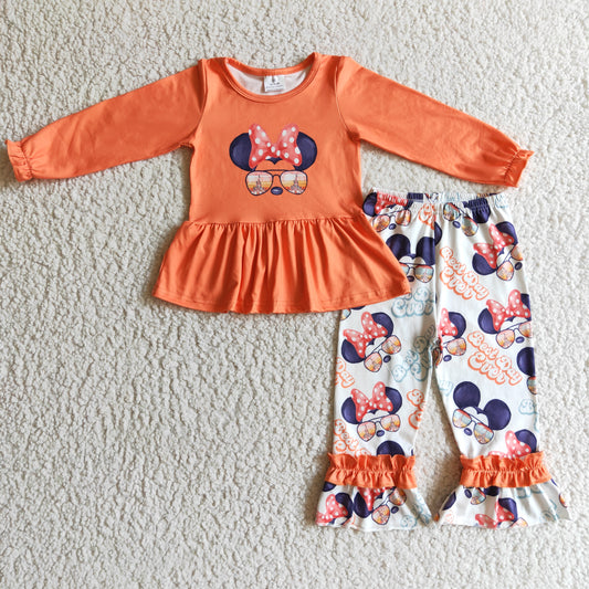 GLP0094 Baby Girl Cartoon Outfit