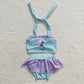 S0056 Baby Girl Princess Swimsuit Summer Outfit