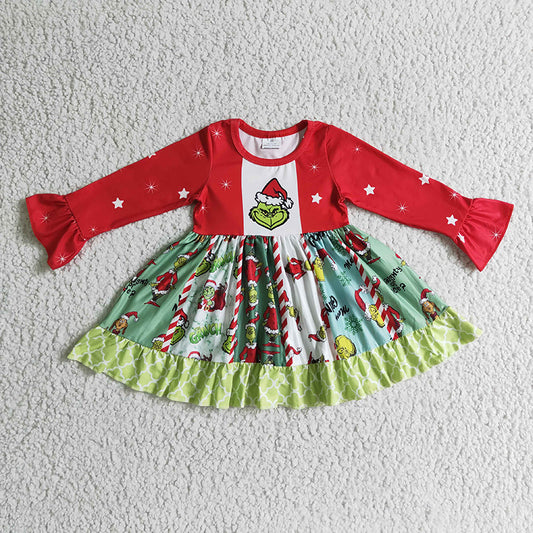 GLD0099 Baby Girl Christmas Dress