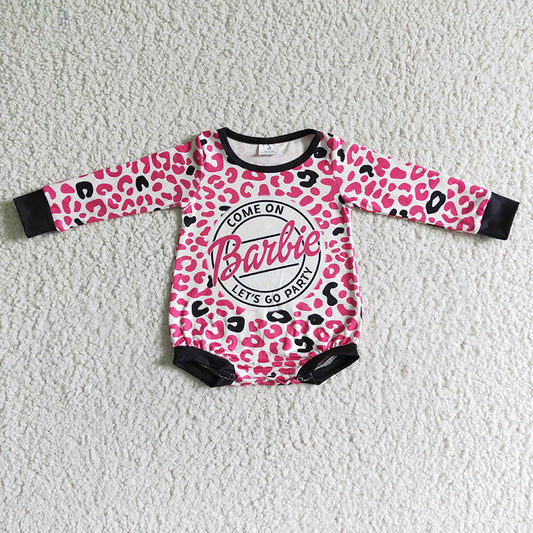 LR0023 Baby Girl Fall Romper