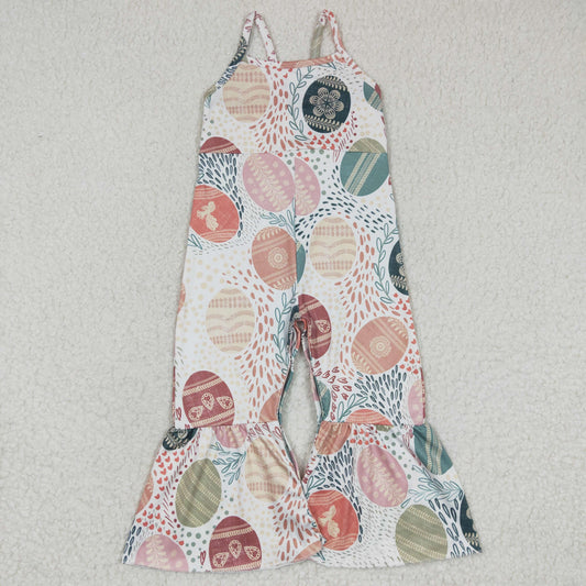 SR0205 Baby Girl Easter Eggs One-piece Jumpsuit