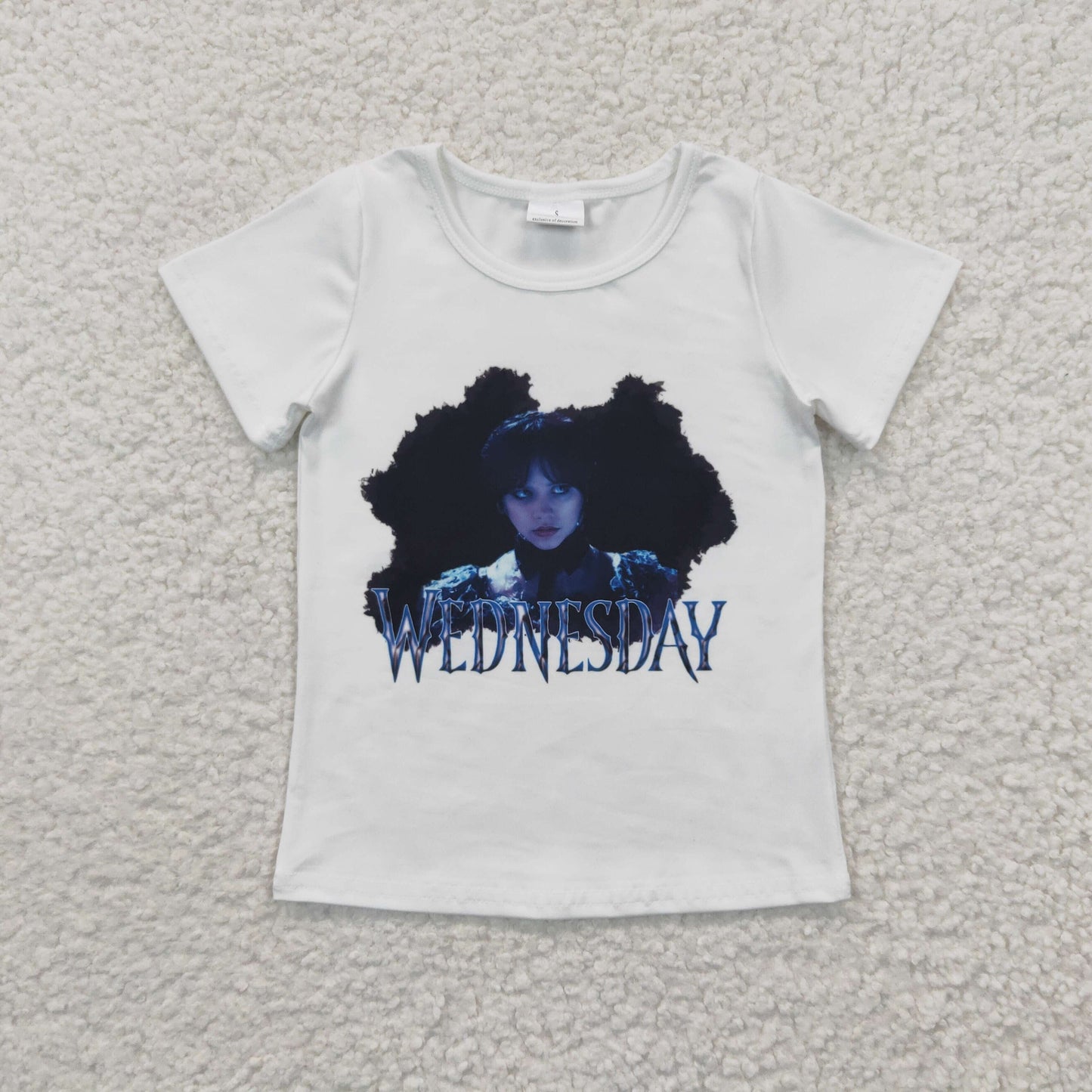 GT0171 Baby Girl Summer Movie Short Sleeves Top Shirt