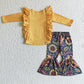 GLP0201 Baby Girl Kids turkey Thanksgiving Outfit