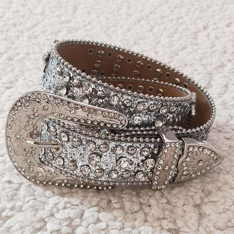 GB0006 Baby Girl Kids Rhinestones Belt