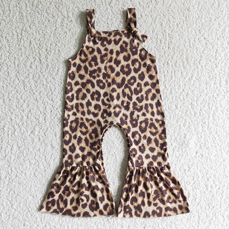 SR0087 Leopard Baby Girl Jumpsuit