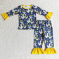 BLP0114 Baby Boy Nativity long sleeves kids Christmas pajamas