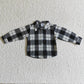 BT0060 Boy Long Sleeve Plaid Shirt