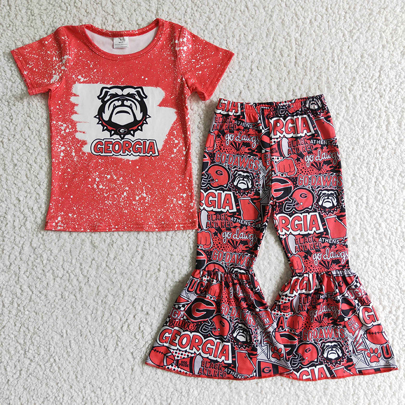 GSPO0188 Baby Girl Kids Football Outfit